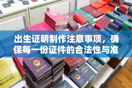 澄迈出生证明制作注意事项，确保每一份证件的合法性与准确性